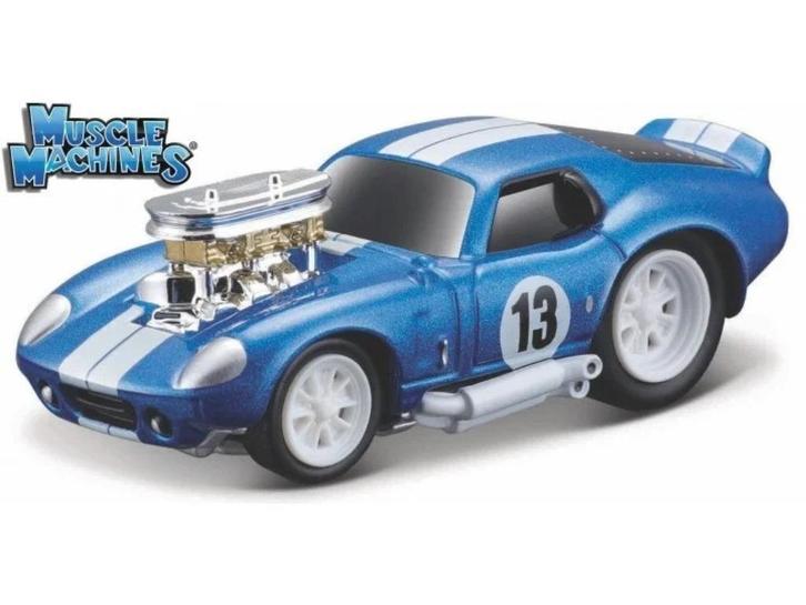 Shelby DAYTONA COUPE #13 1965 - SERIES 2 "MUSCLE MACHINES", Hobby en Vrije tijd, Modelauto's | Overige schalen, Nieuw, Auto, Ophalen of Verzenden