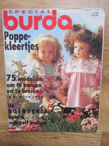 Burda Special M2018D 19/92 Bestelnr. E193 poppekleertjes ma beschikbaar voor biedingen