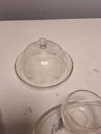 Mooie glazen melk en suikerstroop stolp antiek, Ophalen of Verzenden, Zo goed als nieuw