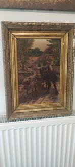 Landelijk olieverfschilderij - 1918, Ophalen of Verzenden