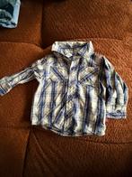 Blauw/witte overhemd van babyface, maat 62, Ophalen of Verzenden, Zo goed als nieuw, Jongetje, Overhemdje of Bloesje