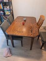 Houten eettafel 140x90, Huis en Inrichting, Tafels | Eettafels, Ophalen, Gebruikt, 50 tot 100 cm, Vijf personen of meer