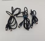 Coax kabels 3 stuks, Ophalen of Verzenden, Minder dan 2 meter, Coaxiale kabel