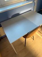 IKEA witte rechthoekige bureau tafel, Huis en Inrichting, Tafels | Eettafels, Kunststof, Gebruikt, 100 tot 150 cm, Tot twee personen