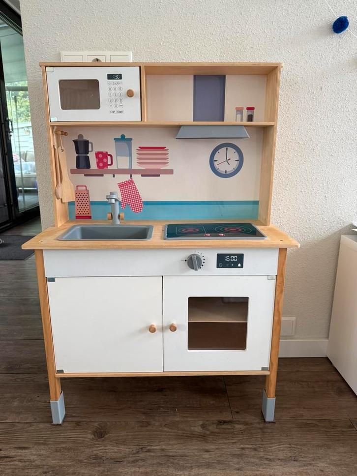 Compleet speelgoed keuken, Kinderen en Baby's, Speelgoed | Speelkeukens, Zo goed als nieuw, Ophalen
