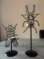 Insecten kaarsenstandaardjes zwart, Ophalen, Zo goed als nieuw, Minder dan 25 cm