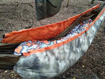 Handgemaakte Brousse hangmat donzen underquilt; 10gr comfort beschikbaar voor biedingen