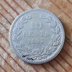 Nederland 10 cent 1897 (lot 4), Postzegels en Munten, Munten | Nederland, Zilver, Ophalen of Verzenden, 10 cent, Koningin Wilhelmina