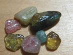 e. 2x subtiele edelstenen MULTICOLOR TOERMALIJN (6), Verzenden, Nieuw