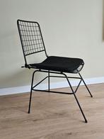 Zwarte draadstoel, Huis en Inrichting, Stoelen, Ophalen, Zo goed als nieuw, Zwart, Eén