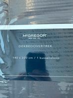 Dekbedovertek McGregor 140x200/220 + kussensloop antraciet, Dekbedovertrek, Mcgregor, Nieuw, Ophalen of Verzenden