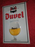 Geëmailleerd reclamebord Duvel, Verzenden, Gebruikt, Reclamebord, Plaat of Schild, Duvel