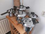 BK pannenset, Ophalen of Verzenden, Gebruikt, Rvs, Pannenset