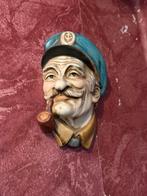 3 aparte karakteristieke koppen van zeelui., Ophalen of Verzenden