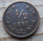 1/2 cent 1885 (#1), Ophalen of Verzenden, Koning Willem III, 1 cent, Losse munt
