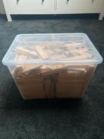 Grote partij ‘Kapla’ Houten Bouwplankjes, Doe-het-zelf en Verbouw, Hout en Planken, Ophalen, Minder dan 25 mm, Grenen, Zo goed als nieuw