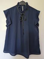Gave donkerblauwe blouse maat L, Ophalen of Verzenden, Zo goed als nieuw, Maat 38/40 (M), Blauw