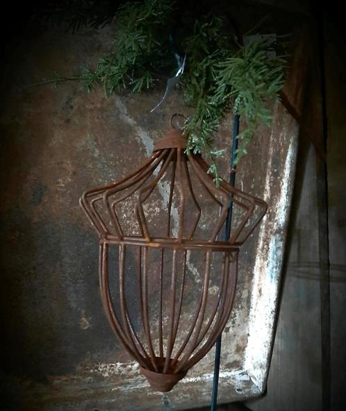 Rusty ornament hangend, roestornament, Huis en Inrichting, Woonaccessoires | Overige, Nieuw, Ophalen of Verzenden