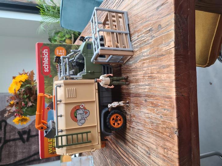 Schleich Wild life auto, Kinderen en Baby's, Speelgoed | Actiefiguren, Gebruikt, Ophalen of Verzenden