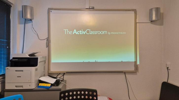 Prometean active digi board inclusief beamer, Diversen, Schoolborden, Gebruikt, Digiboard, Ophalen