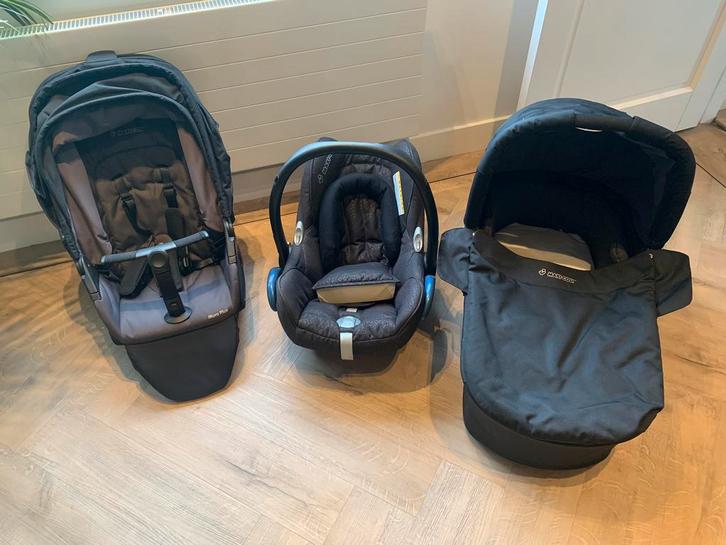 Kinderwagen Maxi Cosi (3-delig), Kinderen en Baby's, Kinderwagens en Combinaties, Gebruikt, Combiwagen, Maxi-Cosi, Met autostoeltje