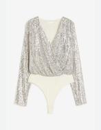 ZGAN glitter overslag top van H&M maat S, Kleding | Dames, H&M, Overige kleuren, Ophalen of Verzenden, Zo goed als nieuw