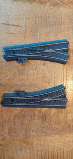 Marklin 24611 en 24612 wissels c-rails 2 sets, Hobby en Vrije tijd, Modeltreinen | H0, Wisselstroom, Gebruikt, Rails, Ophalen of Verzenden
