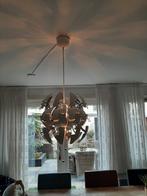 Hanglanpen zilver wit van buiten, Huis en Inrichting, Lampen | Hanglampen, Minder dan 50 cm, Zo goed als nieuw, Ophalen