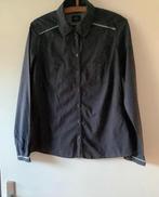 Blouse met stipjes. Jaren 90., Kleding | Dames, Blouses en Tunieken, Zwart, Ophalen of Verzenden, Maat 36 (S), Gedragen