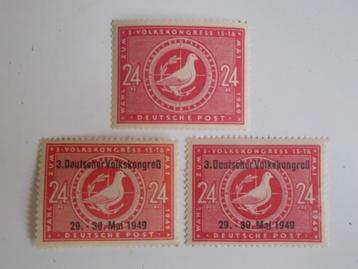 Duitsland Sovjet Bez, Postfrisse Postzegels Volkscongres1949 beschikbaar voor biedingen