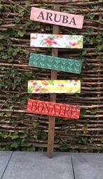 Decoratie bord ibiza stijl hout, Ophalen, Nieuw
