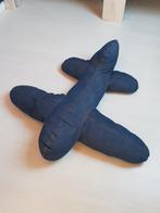 Zeer grote vliegtuig zitzak / kussen in denim pakhuis oost, Ophalen of Verzenden, Zo goed als nieuw, Kleed of Kussen