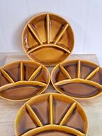 6 x Royal Goedewaagen GOUDA Holland amber Fondue borden, Antiek en Kunst, Antiek | Servies los, Ophalen of Verzenden