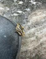 14k Gouden Slangen Ring, Sieraden, Tassen en Uiterlijk, Ringen, Ophalen of Verzenden, Zo goed als nieuw, Goud, Dame