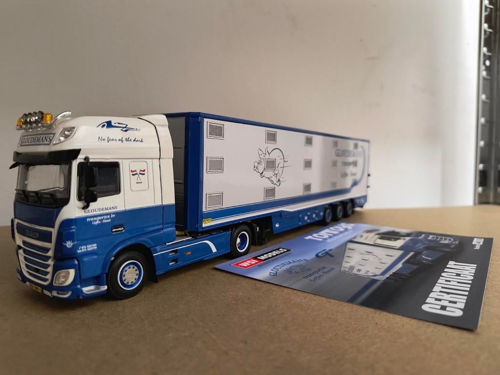 Wsi Daf Gloudemans, Hobby en Vrije tijd, Modelauto's | 1:50, Zo goed als nieuw, Bus of Vrachtwagen, Wsi, Ophalen of Verzenden