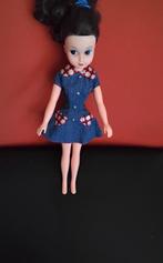 Vintage Retro sindy fleur barbie kleding Blauwe Jurk, Ophalen of Verzenden, Gebruikt, Pop