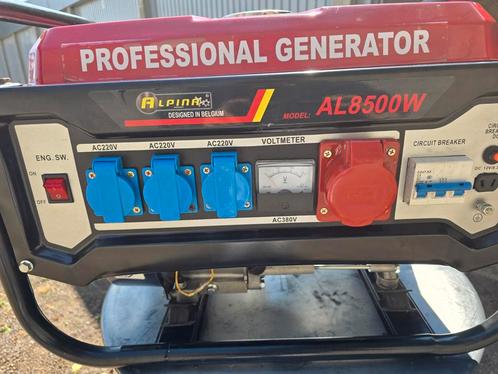 Alpina generator 8500w, Doe-het-zelf en Verbouw, Overige Doe-het-zelf en Verbouw, Zo goed als nieuw, Ophalen