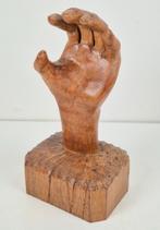 Brutalist Handgesneden hout Hand Folk Art ‘50 Mid Century   , Ophalen of Verzenden