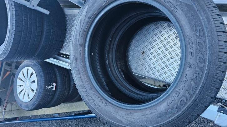 4 winterbanden 235 60 17 Pirelli, 7mm, Auto-onderdelen, Overige Auto-onderdelen, Ophalen