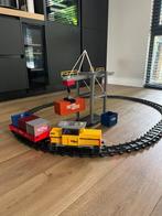 playmobil trein + kraan (elektrisch en werkend), Kinderen en Baby's, Speelgoed | Playmobil, Ophalen, Zo goed als nieuw, Los playmobil