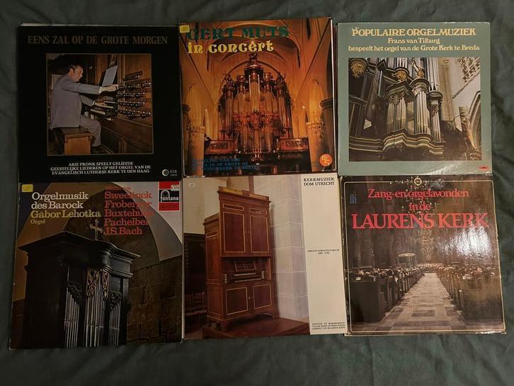 22 LP's Kerkorgel (ook per stuk te koop), Cd's en Dvd's, Vinyl | Verzamelalbums, Gebruikt, Religie en Gospel, 12 inch, Ophalen of Verzenden