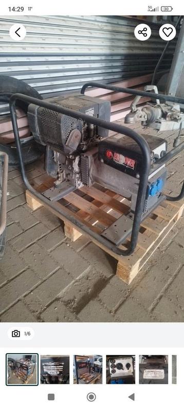 Hatz generator agreegat met laasaparat mma diesel beschikbaar voor biedingen