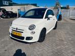 Fiat 500 0.9 80pk Twinair Turbo 2014 Wit, Auto's, Voorwielaandrijving, Zwart, Elektrische ramen, Origineel Nederlands
