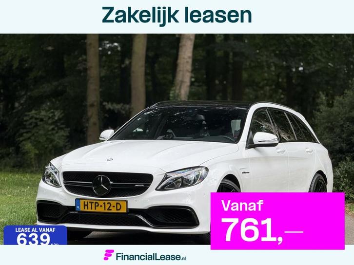 Mercedes C-klasse Estate AMG 63, Auto's, Mercedes-Benz, Bedrijf, Lease, Financial lease, C-Klasse, ABS, Airbags, Airconditioning