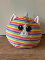 Squishmallow eenhoorn/kat knuffelkussen, Ophalen of Verzenden, Zo goed als nieuw, Overige typen