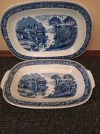 Royal Sphinx Old England broodschaal en saladeschaal, Antiek en Kunst, Antiek | Servies los, Ophalen of Verzenden