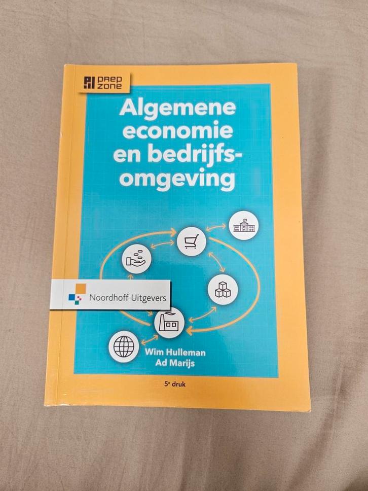 A.J. Marijs - Algemene economie en bedrijfsomgeving, Boeken, Economie, Management en Marketing, Zo goed als nieuw, Economie en Marketing