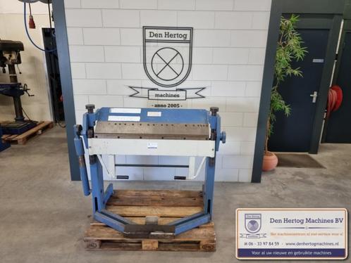Vingerzetbank 1020x2,5mm met voetklemming zetbank gebruikt, Doe-het-zelf en Verbouw, Gereedschap | Overige machines, Gebruikt