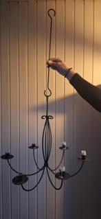 Mooie metalen kaarsen kroonluchter, Huis en Inrichting, Ophalen of Verzenden, Gebruikt, Metaal, Klassiek