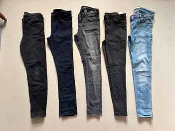 5x dames jeans spijkerbroeken skinny maat 40 / W30 beschikbaar voor biedingen